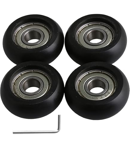 4 Roulements Polyamide Smart Machines - 40mm Diamètre, 16mm Large, 10mm Alésage, Fabriqué UE