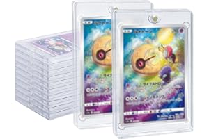 Wigearss 10 Pezzi 35PT Carte Cornici Acriliche Magnetiche Trasparente Protezione UV Custodie per Carte Magic, MTG, Sport, Baseball