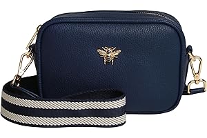 Alice Wheeler Vegan Leather Mini Crossbody Bag Bee