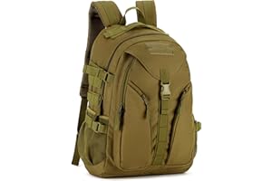 HUNTVP Mochila de Asalto Estilo Militar Táctical Bolsa Impermeable de Nylon 40L para Las Actividades Aire Libre Senderismo Caza Viajar