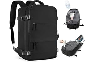SZLX Sac à Dos Sous Vide Voyage 40x30x20 avec pompe Bagage Cabine Ryanair Wizz air Sous Vide, Sac à Dos Voyage Cabine 40x20x25 Bagage à Main 45x36x20 Easyjet Sac à Dos Ordinateur Portable Femme Homme
