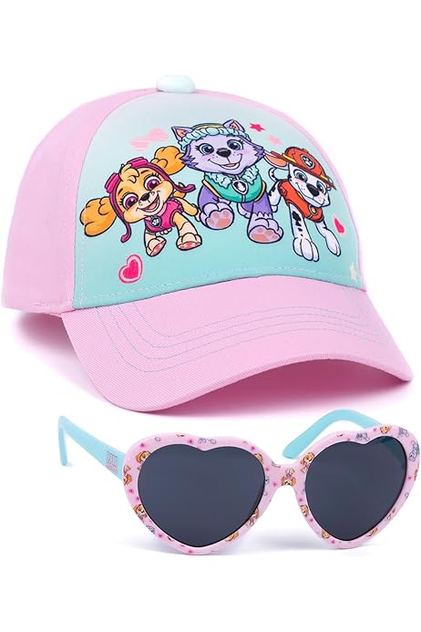 Casquette + Lunettes De Soleil Enfant - Motif Dog Patrol - Protection UV - Cadeau été Pour Garçons