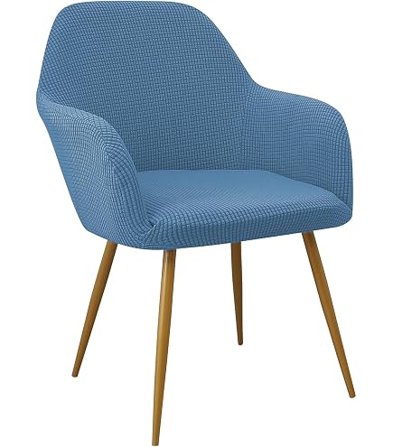 Housse De Chaise Jacquard Extensible Avec Accoudoirs – Lot De 2/4/6 – Style Scandinave Antidérapant