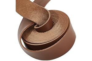 nbeads PU Lederriemen, Flache Lederriemen für Einseitige Tooling Lederstreifen für Schmuck Handwerk Machen Geflochtene Projekte