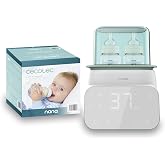 Cecotec Nana BabyCare Double BottleWarmer, 4 Modes, Bottle Basket, BPA Free, Safe to Store Water, Milk and Food