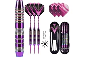 Trecynd Dardos con punta de plástico para diana electrónica, dardos blandos con 21 gramos de dardos profesionales