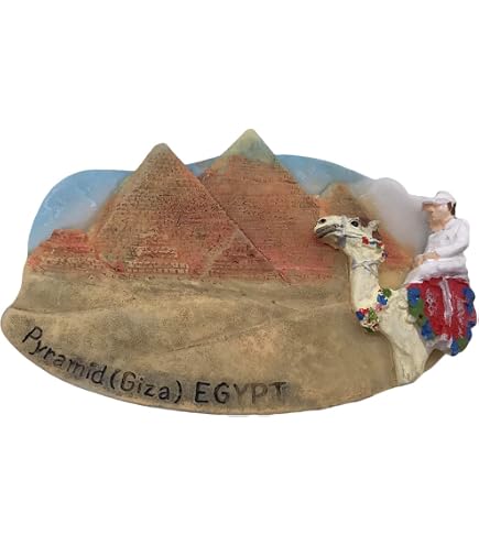 Magnete Frigorifero Tempio Abu Simbel - Souvenir Egitto 3D In Resina, 7x5cm