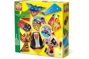 SES CREATIVE Set de creation animaux en papier a plier - 9 animaux