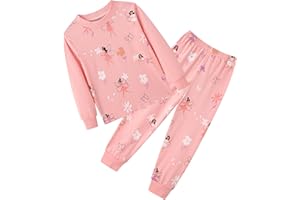 Junellz Girls Pyjamas Sets 2-8 Years Unicorn Pyjamas for Kids Girls Pjs
