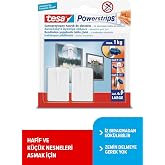 Powerstrips &Ccedil;er&ccedil;eve Askısı Kendinden Yapışkanlı, &Ccedil;ıkarılabilir, beyaz
