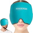 General Medi Headache and Migraine Ice Wrap, Cold Therapy Migraine Relief, Headache Ice Hat Cold Compress, Great for Puffy Eyes, Tension, Sinus & Stress Relief