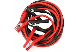 Trintion Starthilfekabel 2X6M 3000Amp Starterkabel Überbrückungskabel Tragbarer Autobatterie Booster mit Überspannungsschutz Notfall Kabel für PKW LKW Kupfer Starthilfekabel