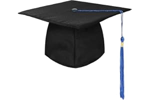 KEELYY Kapelusz doktora, uniseks, regulowany kapelusz absolwentów, na zakończenie szkoły, na studia, uniwersytet, na uczelnię, maturę - 4 kolory