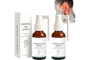 UTAPOSSIN Tinnitus Relief Spray – natürliches Entlastungsspray für klingende Ohren (2 Stück), Ohrenschmalz-Reinigungsspray für sofortige Linderung, Ohrpflegespray