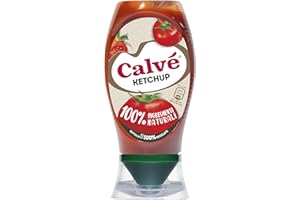 Calvé Ketchup, Formato 430 ml, Ketchup Classico, Senza Glutine, Senza Conservanti e Coloranti, Vegano