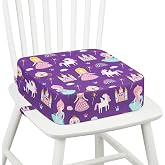 omedecal Baby Washable Eating Booster Chair, Non-Slip Base with 2 Adjustable Straps, Booster Seat 32 x 32 x 32 cm - Princess