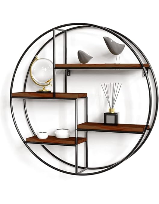 送料無料】Iron × Wood 4D Shelf