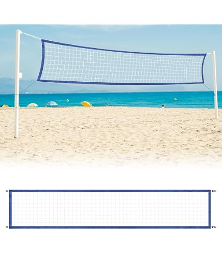 Filet De Volley-ball De Piscine 4,5 X 0,9 M – Nylon PE Résistant, Portable, Réglable – Pour Plage, Jardin Et Piscine