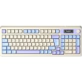Aula S99 Pro Retro RGB Gaming 3 Modlu Bluetooth/2.4GHz/USB-C Kablosuz Makrolu T&uuml;rk&ccedil;e Q Klavye (Mavi)