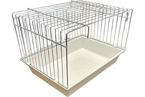 WUNDAPETS LARGE 24CM EXTERNAL WIRE BIRD BATH PARROT PARAKEET COCKATIEL BUDGIE AVIARY BATH 8426