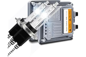 WinPower H7 Lampadina Xeno 55W Kit Conversione Fari con Decodificatore CANBus Zavorra HID 6000K Bianco Freddo Alta Luminosità Fascio Abbagliante/ Anabbaglianti, 2 Pezzi