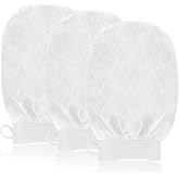 URAQT Exfoliating Body Glove, 3pcs Exfoliating Mitts, Unisex Shower Gloves, Shower Gloves, Exfoliating Shower in Beauty, Bath