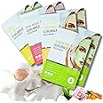 8 Pcs O2 Bubble Face Mask Set with Green Tea,Tumeric,Pink Rose & Q10, Face Masks Sheet Foaming Face Mask, Purifying Facial Mask for Acne and Pores, Hydrating Face Mask, Sheet Face Mask Skincare