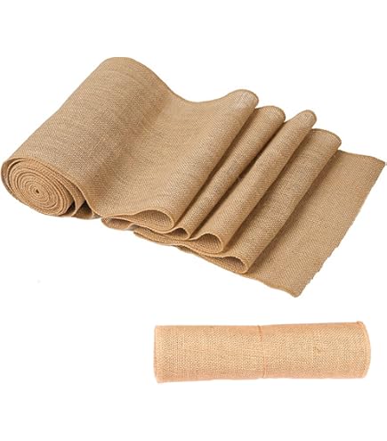 Rotolo Di Juta 100% Naturale 50cm X 100mt | Per Decorazioni, Matrimoni, Bomboniere E Arredamento - Foto 2