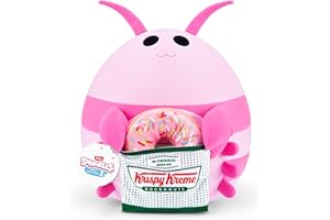 Snackles Series 2 Wave 2, Snack Swap, Shrimp, 35 cm by ZURU Cuddly Squishy Comfort Plush with License Snack Brand Accessory (Shrimp, Krispy Kreme)