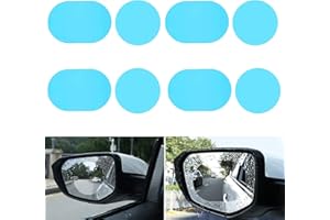 SCOBUTY Película Impermeable,Película Protectora Retrovisor,Película Espejo Retrovisor Coche,Película Impermeable Retrovisor Coche,Películas Protectoras para Lluvia,Antideslumbrante Antiniebla
