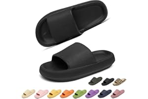 Geweo Cozislides Oryginalne kapcie damskie, męskie, super miękkie, chmurki, sandały, antypoślizgowe, wygodne klapki kąpielowe, grube, z tworzywa EVA, uniseks