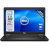 Dell Latitude 5490, Pc Portatile Notebook Pronto All'Uso, Display 14" HD, Intel Core i5-8th, Ram 8 Gb, SSD 240 Gb, Computer P