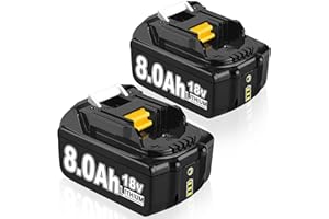 QINYCON Ersatzakku für makita akku 18v 8Ah Ersatzakku für Makita akku BL1860B BL1850B BL1830 BL1860 BL1860B BL1820 BL1815 BL1860 BL1860B BL1835