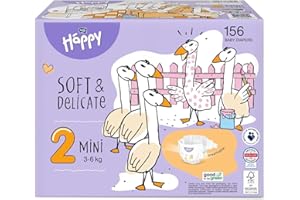 bella baby Happy Pieluchy miękkie i delikatne rozm. 2 Mini 3-6 kg HAPPY BOX 156 sztuk