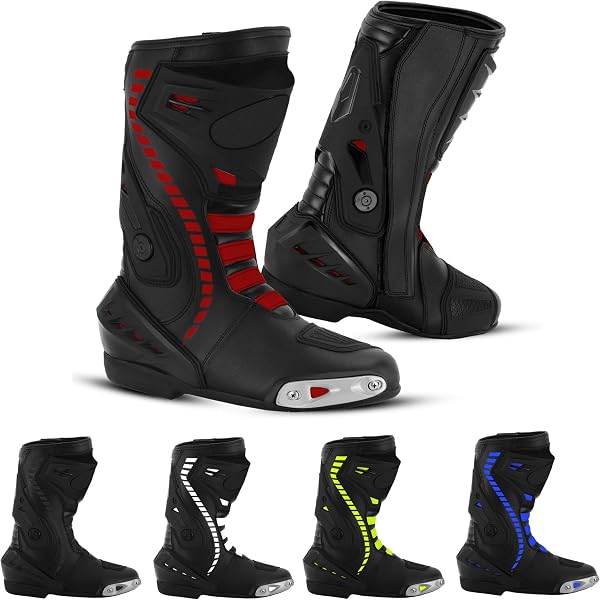 Vaster Moto Motorradschuhe Für Damen – Knöchellange Lederschuhe Wasserdicht Und Sicher In Rosa