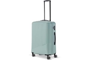 Travelite 4-Rad Hartschalenkoffer mittelgroß 65 Liter, Gepäck Serie Bali: ABS Hartschalen Trolley mit TSA Kombinationsschloss, 67 cm