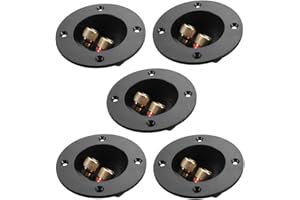Toddmomy 5 Pz Fai da Te Home Car Stereo Vite Coppa Connettori Spine Subwoofer a 2 Vie Altoparlante Box Terminale Binding Post