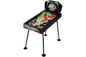 DE VES SPORT Devessport - Pinball Space Flipper con Patas Fijas 64 x 38 x 88 cm +3 años Efectos de Sonido y Luces