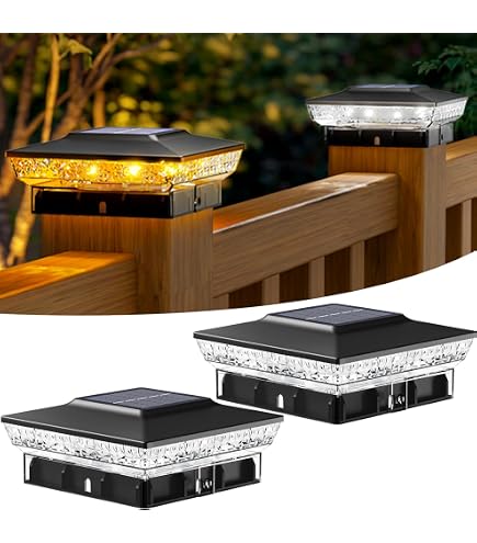 thumbnail image 2 of Davinci Solar Post Cap Lights – For 4x4 And 6x6 Fence & Deck Posts, Assorted Colors (New, 30-Day Return) 2 of 3