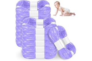 GIBOHOM Lot de 12 Recharge Poubelle à Couches, Poubelles à Couches et Recharge Gran Capacité Antibactérien Anti-odeurs Multicouche, Recharge Poubelle Compatible avec Tommee Tippee, Genie Litter Locker