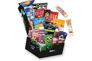 brandnooz Gamer Box: Süßigkeiten Box mit Snacks aus aller Welt. Partybox aus Süßigkeiten, Sweets Schokolade Geschenkbox Chips und Getränken | Candy box | Snack-Box | Chips-Box (Beispielabbildung)