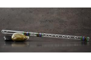 HALL CRYSTAL FLUTES Hall Crystal Flute 11293 - Inline Glass Piccolo in C - Lurgan Celtic
