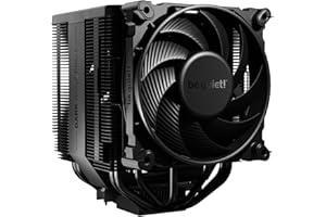 ‎BE QUIET! be quiet! Dark Rock Pro 5 Luftkühler, immens hohe Kühlleistung, 7 Hochleistungs-Heatpipes, Silent Wings 120mm PWM Lüfter, Silent Wings 135mm PWM Lüfter, nahezu unhörbarer Betrieb, Speed Switch