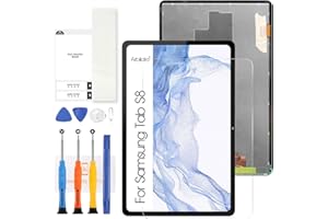 Arbilato for Samsung Galaxy Tab S8 X700 Screen Replacement SM-X700 SM-X706 LCD Display Touch Screen Digitizer Full Assembly,with Tools(Not for S8 Plus/S8 Ultra)