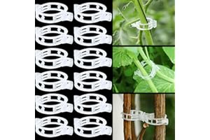AMDZGLB Tomato Clips 200PCS Clips de Soporte para Plantas Trepadoras Clips para Vegetales, Flores, Plantas, Jardinería