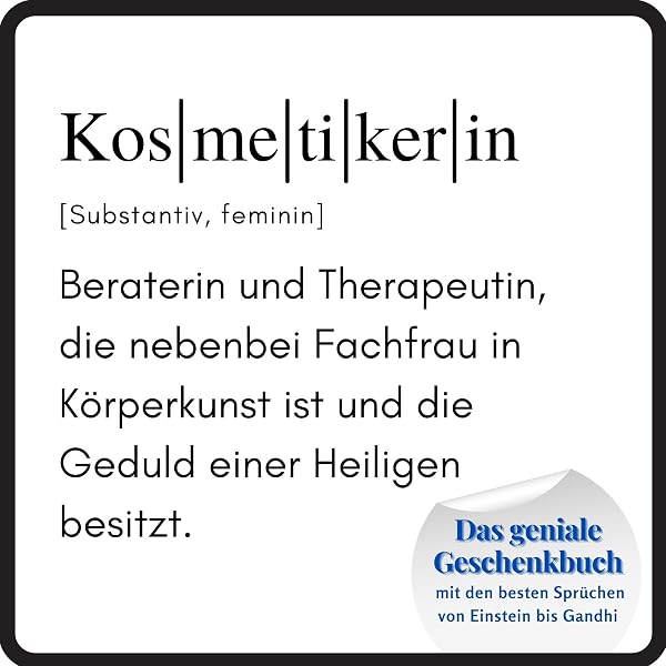 Kosmetiktasche Mit Inspirationsspruch Für PA/Arzt-Assistenten – 25x17 Cm, Baumwolle-Leinen – Geschenkidee