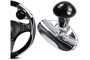 UZSUZZ Boule Volant voler, Bouton Volant Direction Universel voiture, Accessoire Tuning pour voiture, Tracteurs, Tondeuses à Gazon, Bateaux, Camion