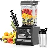 OMMO 2L Professional Blender, 1800W Smoothies Blender | with 9 Speed Controls for Broken Ice, Smoothies, Drinks and Frozen Fr