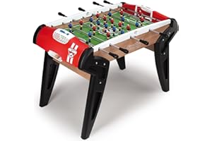 Smoby - Babyfoot N°1 - Structure Bois et Pieds Plastique - 2 Balles Incluses - 620302