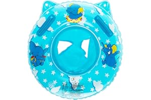 Pukitt Schwimmring Baby, Aufblasbare Schwimmreifen Baby mit Sicherheits Schwimmsitz, Auslaufsicherer Schwimmhilfe Baby für Kinder 6-36 Monate(50cm)